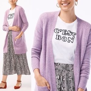 J. crew open front cardigan